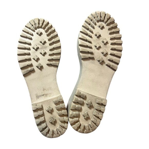 Dolce Vita Wedge Boots Rielle Size 9.5 Black Lug Sole Chelsea Pull On Booties - Picture 5 of 5